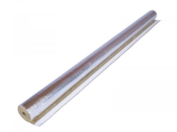RS800 15x20 mm Rockwool-Rohrisolierung alukaschiert (EnEV 100 %)
